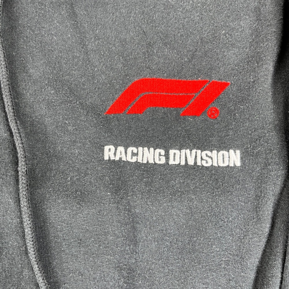 Formula 1 Track Racing Division Men M Black Camo Hood Full Zip Hoodie F1 Hybrid - Picture 7 of 9